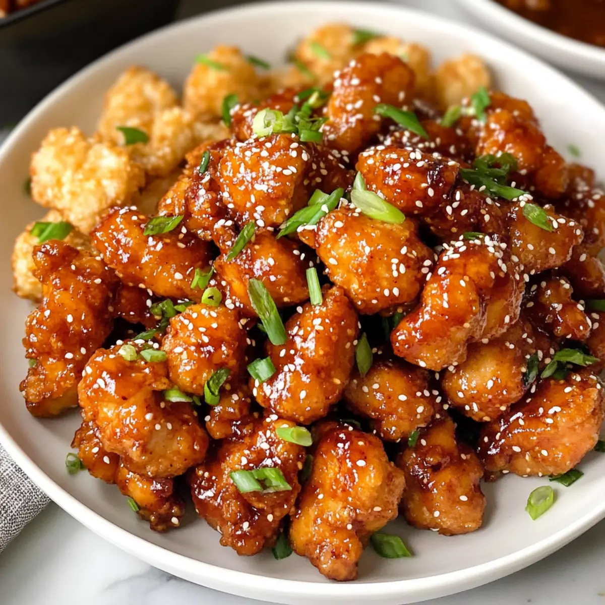 Koreanische Popcorn-Hühnchen-Bissen leicht gemacht