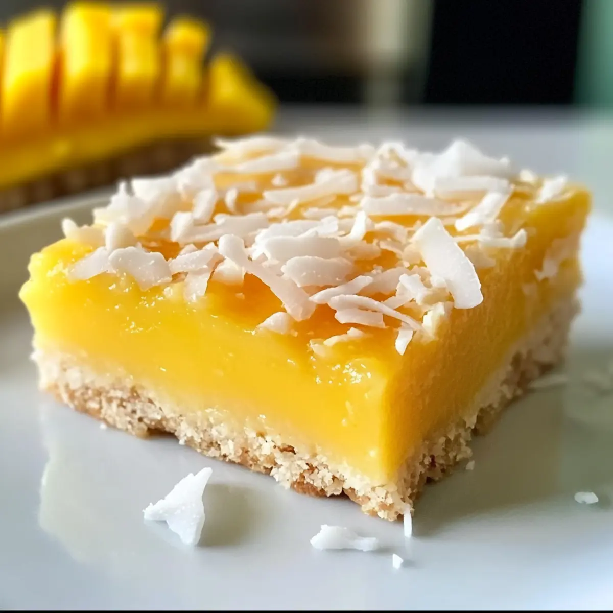 Mango-Kokos-Riegel für den perfekten Sommergenuss