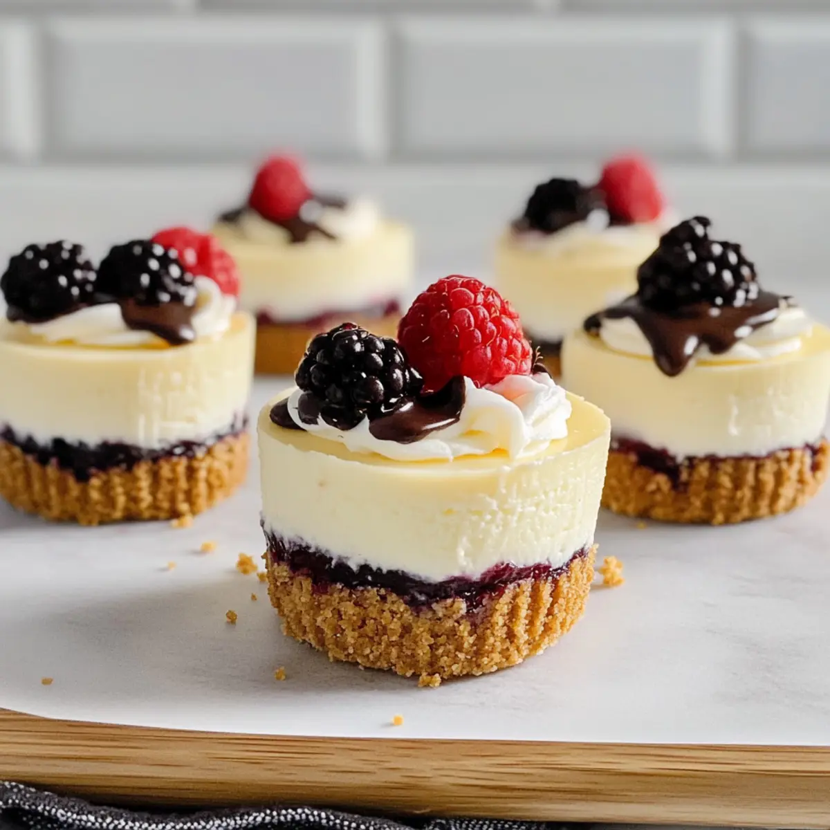 Mini Käsekuchen für jeden Anlass genießen