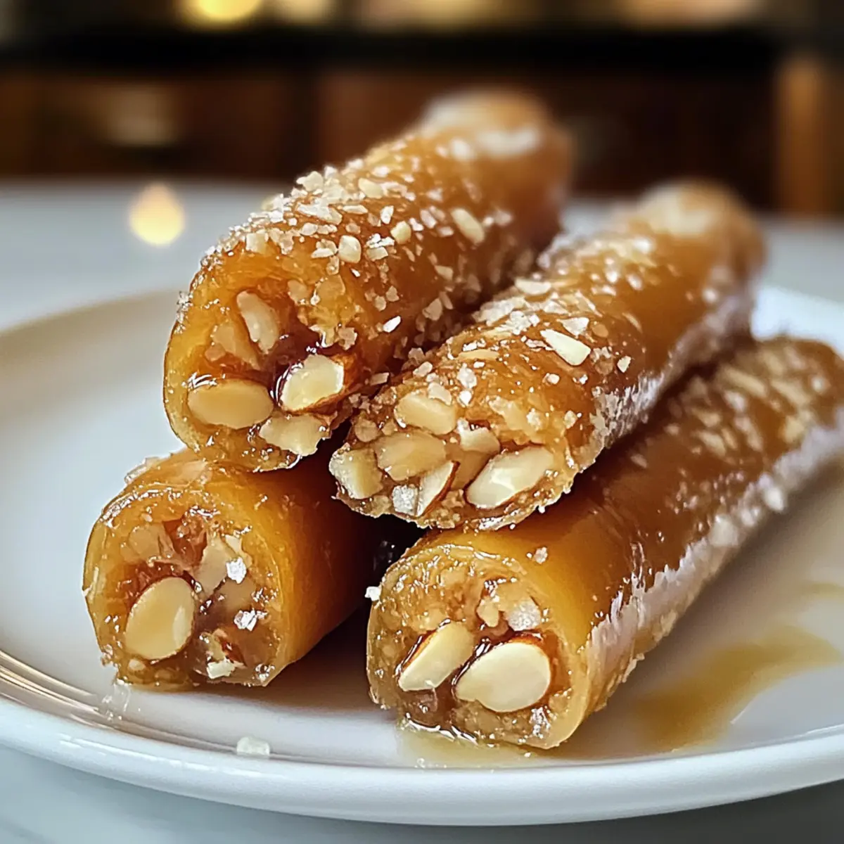 Marokkanische Honig-Mandel-Zigarren selbstgemacht