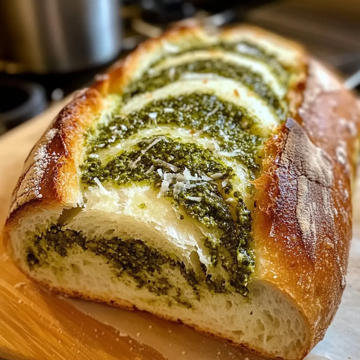 Pesto Parmesan Sauerteig für Genießer