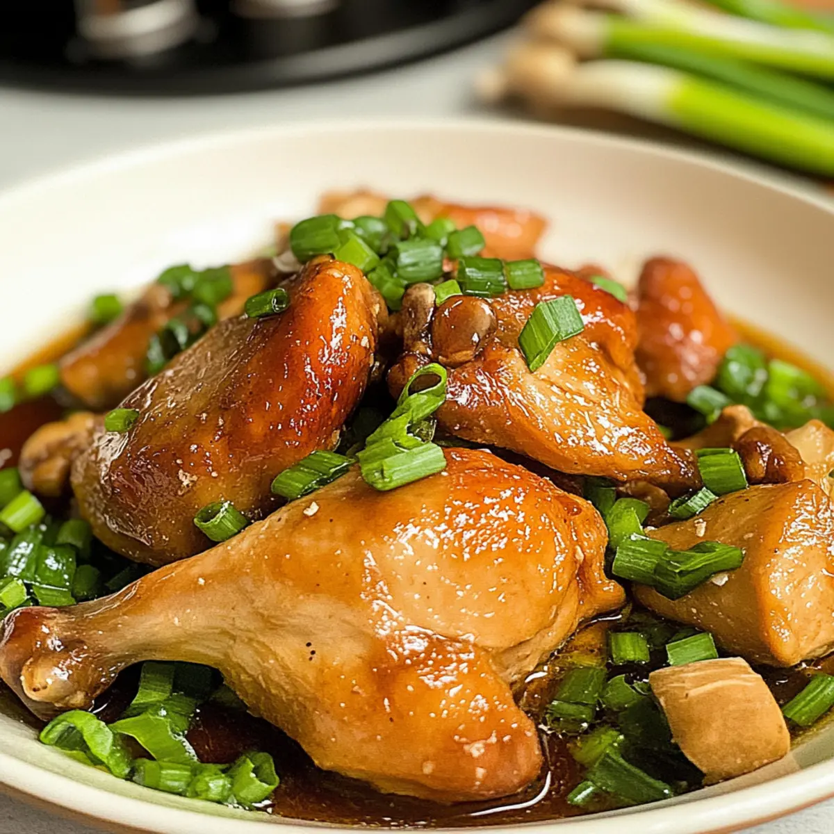 Sojasauce Hähnchen mit Reis schnell zubereitet