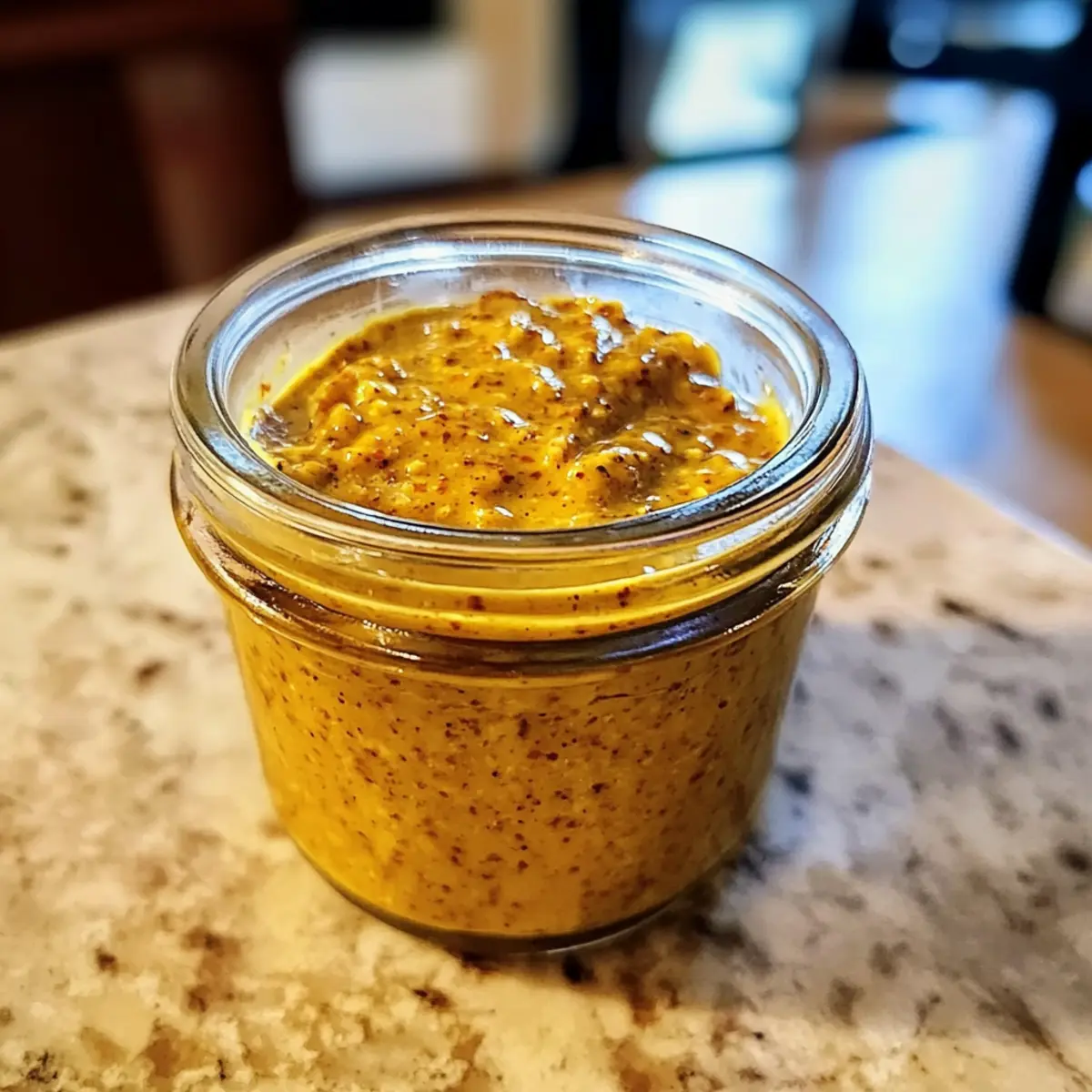 Süßer und würziger Mardi Gras Senf selbstgemacht