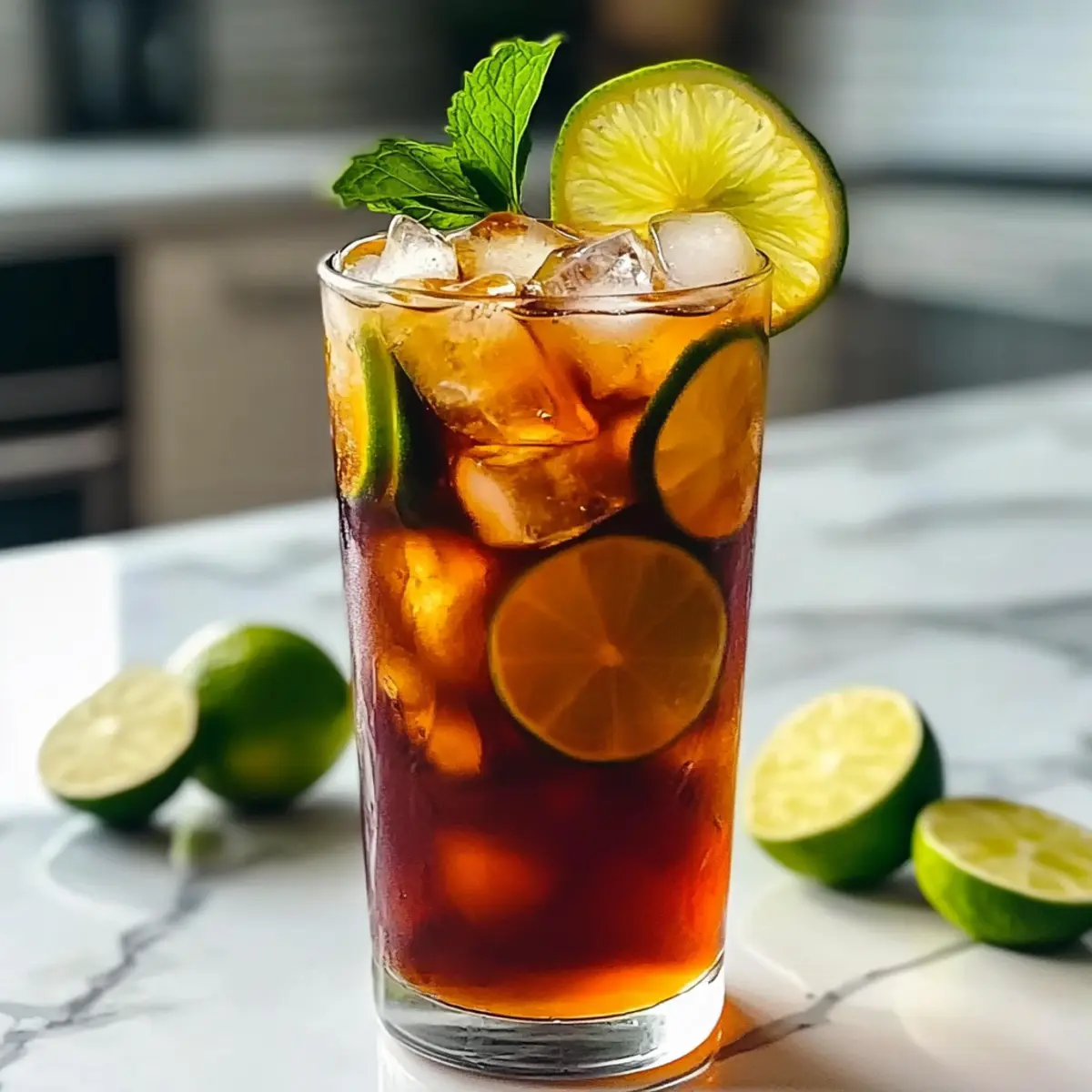 Erfrischender Thai-Limetten-Eistee für heiße Tage