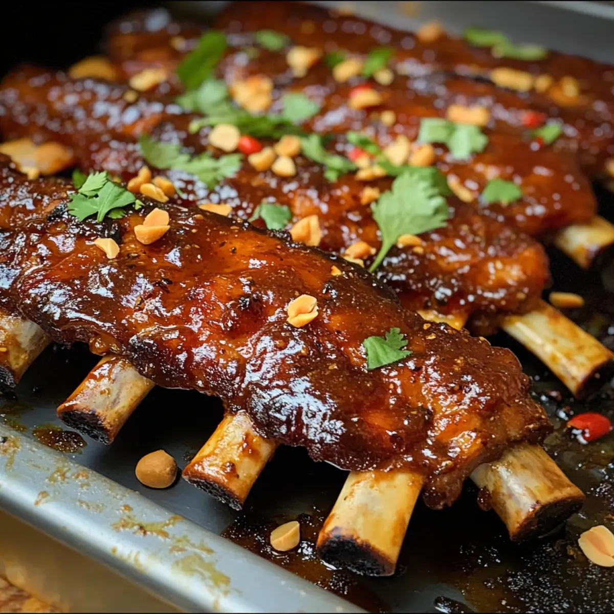 Thailändische süße Chili-Rippchen: Zart und würzig