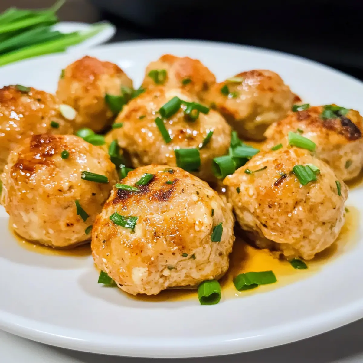 Gebratene Keto-Hühnchenfleischbällchen für dein Dinner
