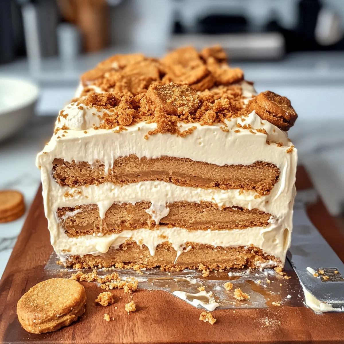 Biscoff Kühlschrankkuchen für süße Momente