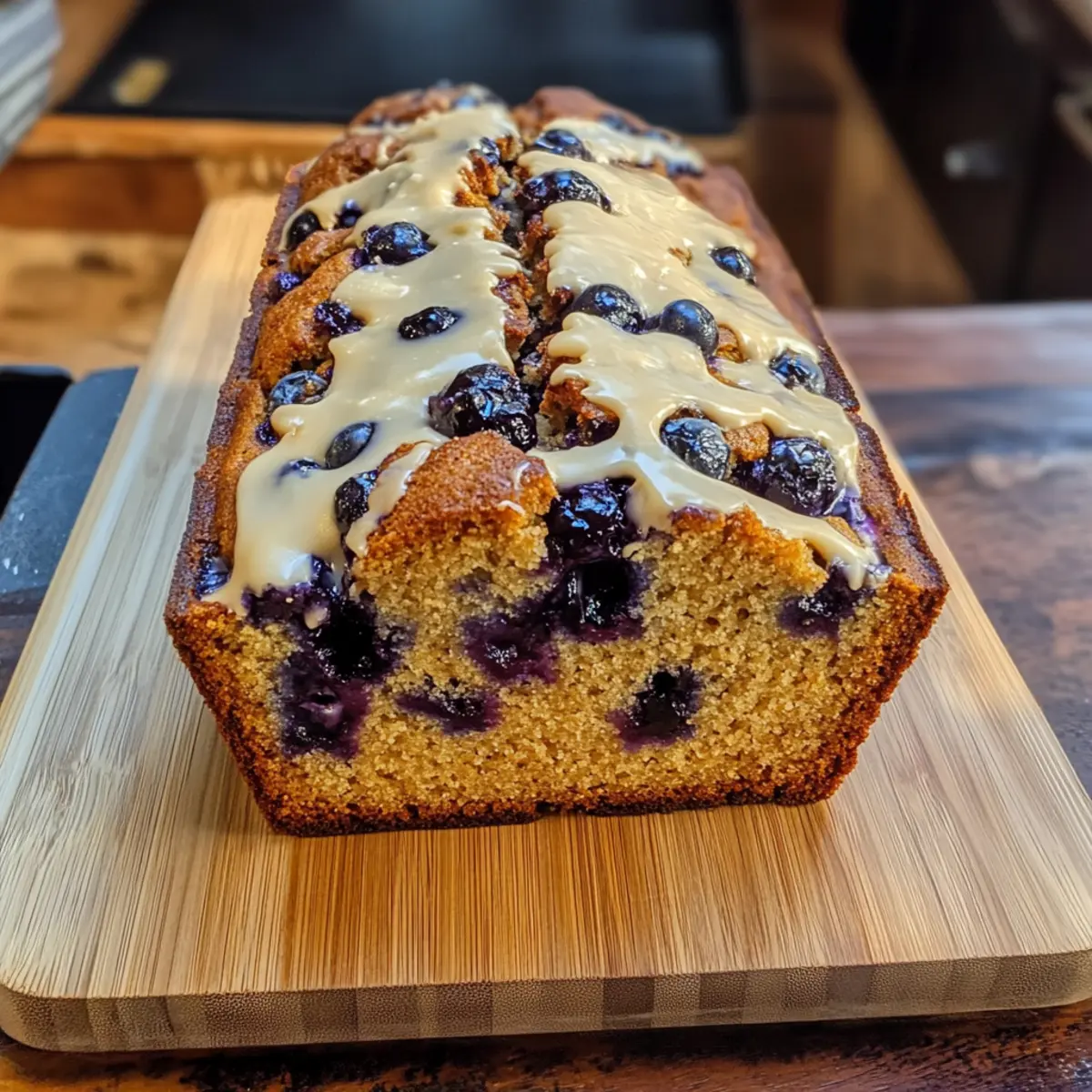 Saftiges Blaubeer-Bananenbrot vegan genießen
