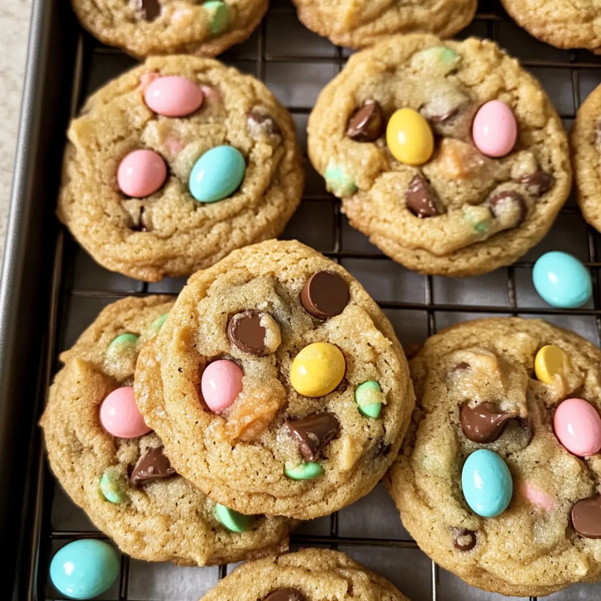 Cadbury Mini Egg Schokoladenstückchen Cookies genießen