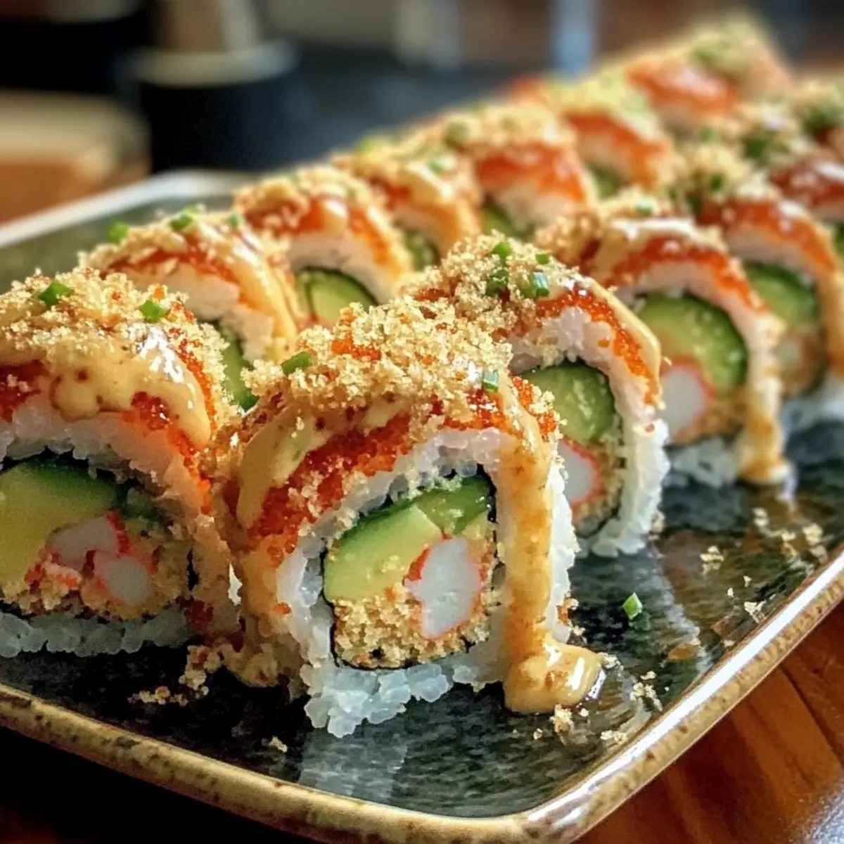 California Crunch Roll Sushi ganz einfach selbst gemacht