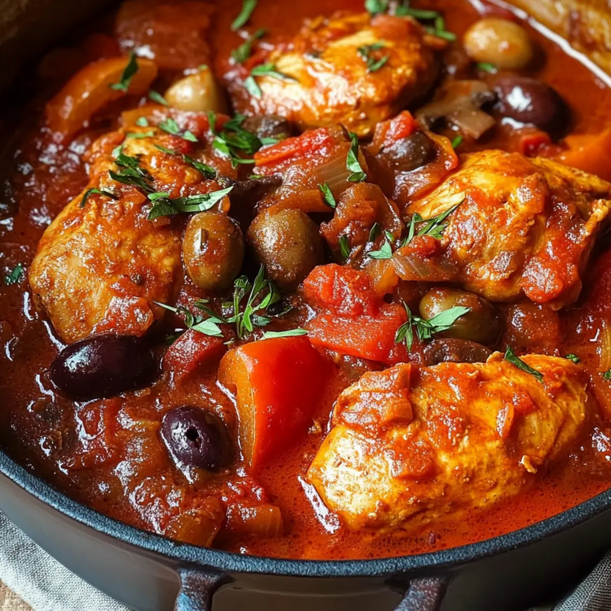 Hühnchen Cacciatore: Herzhaft und Einfach Kochen