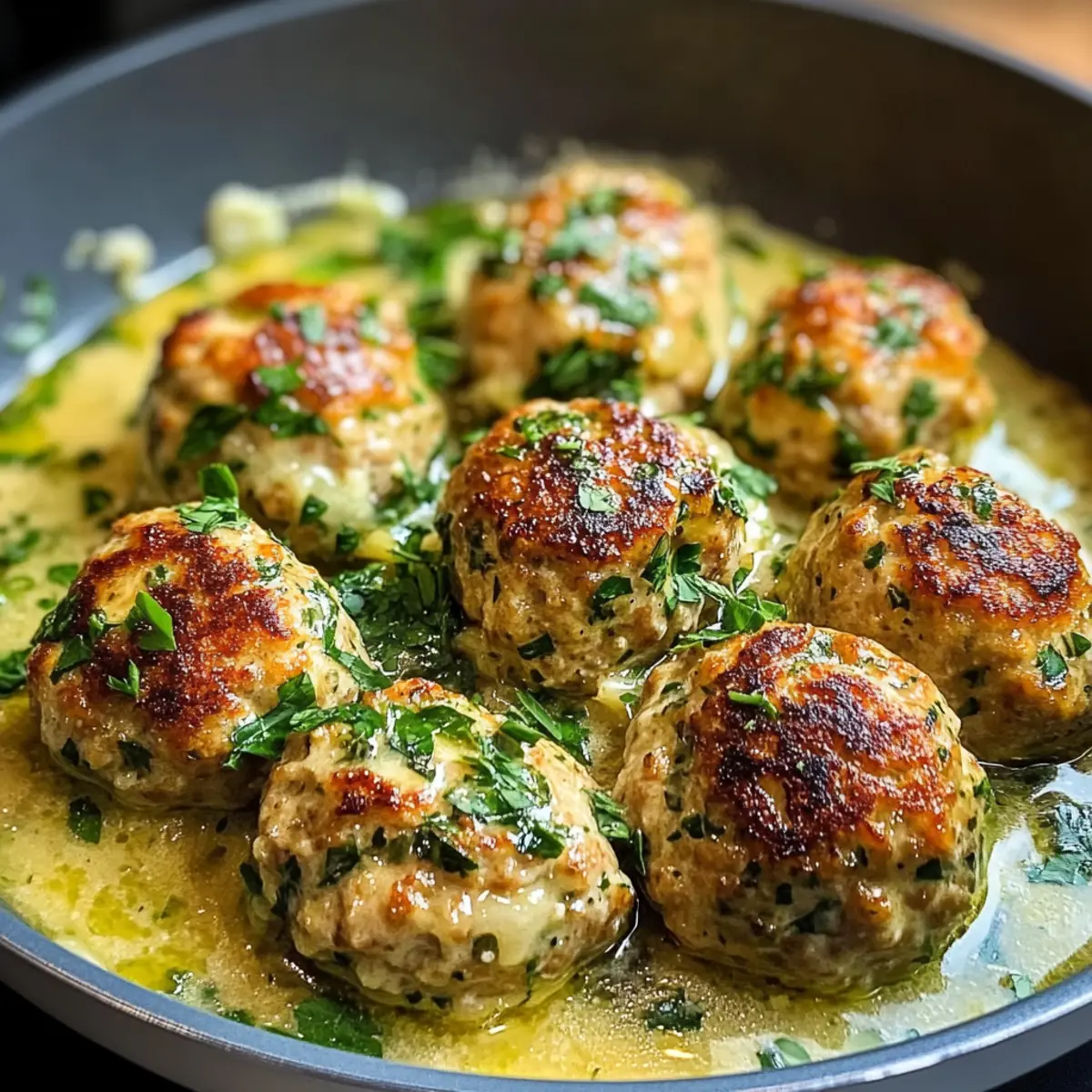 Hähnchen-Piccata-Fleischbällchen für jeden Anlass