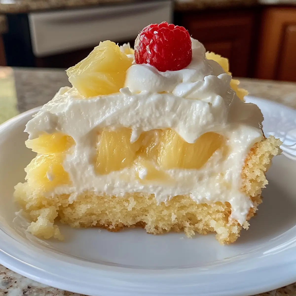 Kirchenkuchen mit cremigem Ananas-Topping