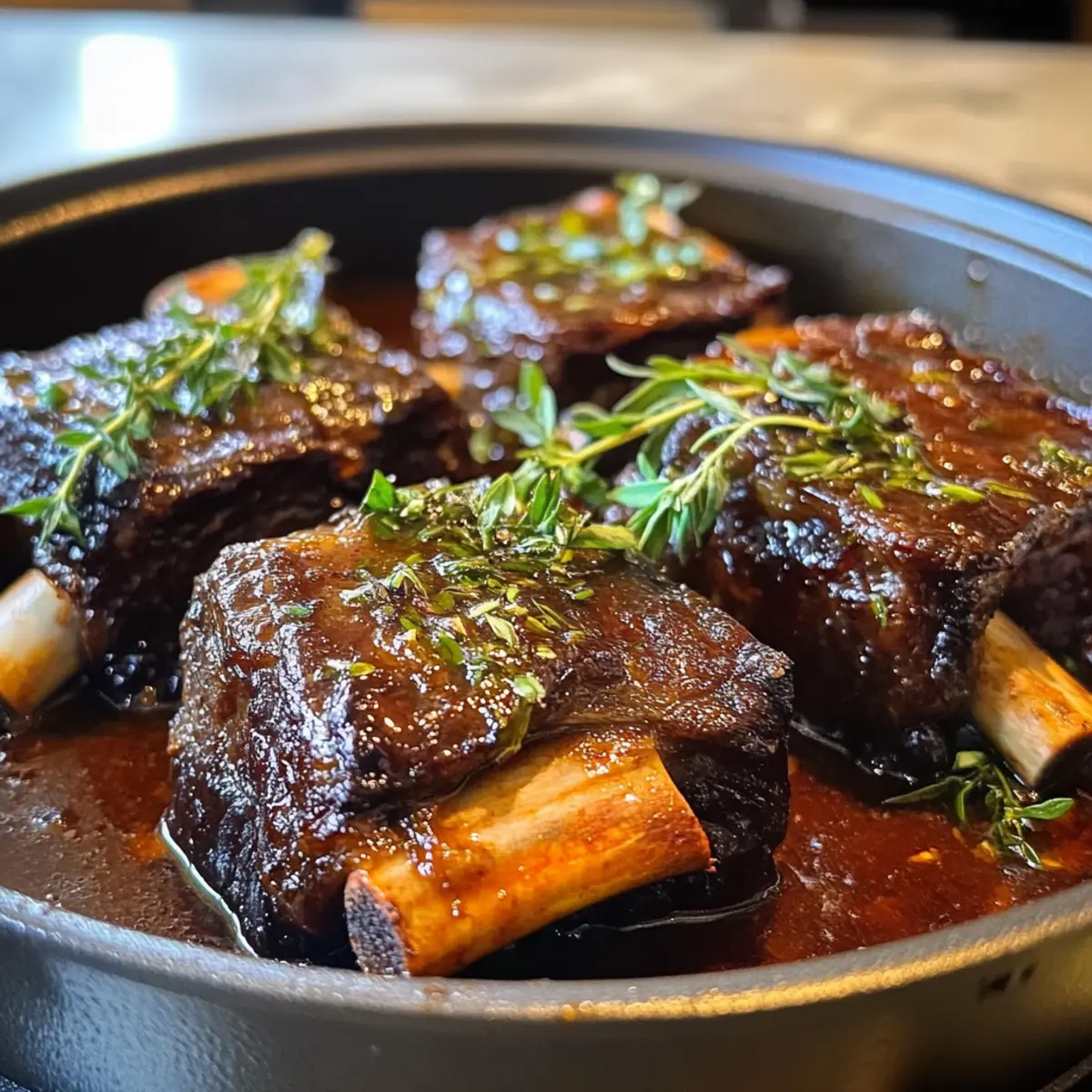 Rinderrippchen mit Rioja: Zart und Aromatisch