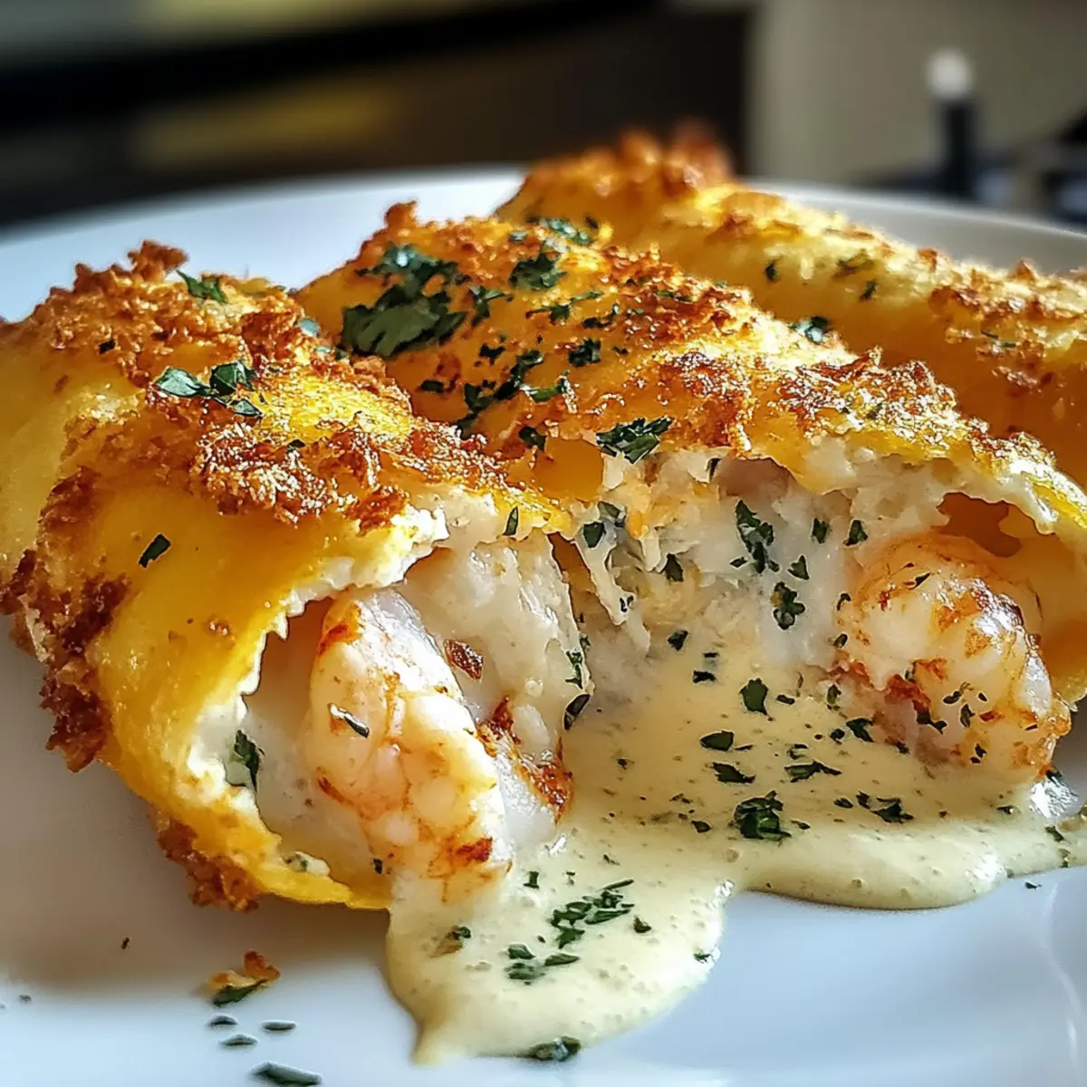 Krabben- und Garnelen-Tortilla-Bomben für jeden Anlass