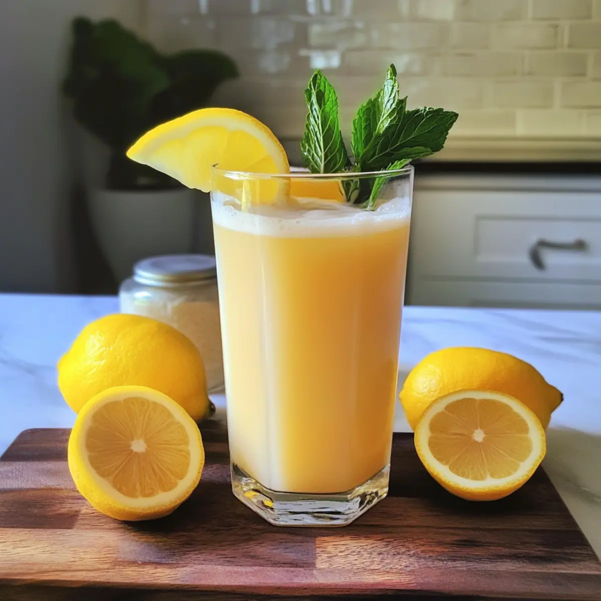 Cremige Traum-Limonade für heiße Sommertage