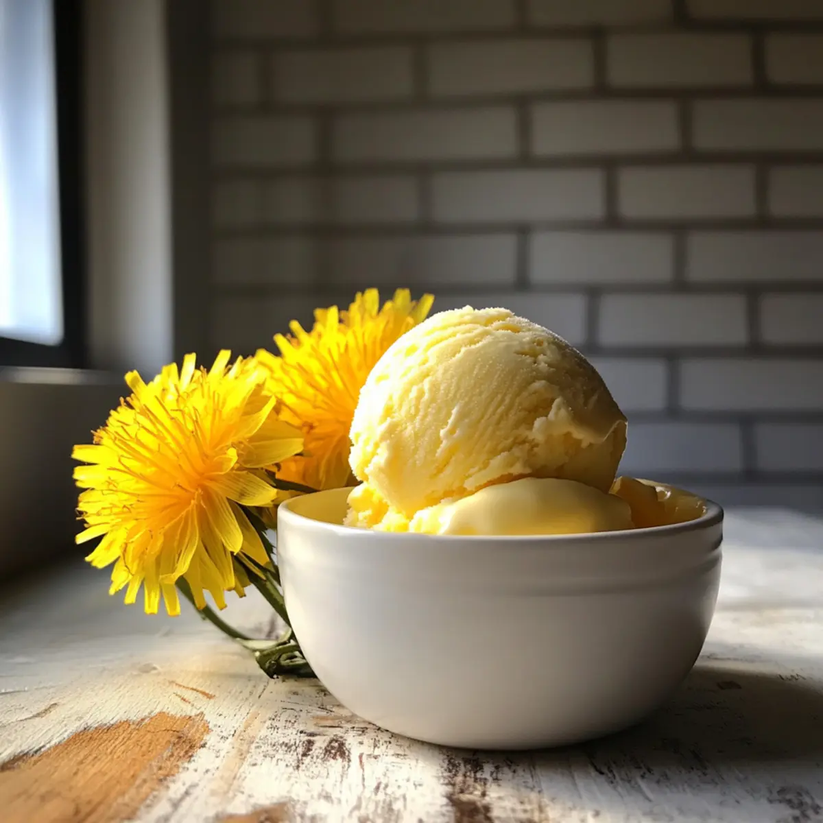 Löwenzahn & Honig Eiscreme für den Frühling genießen