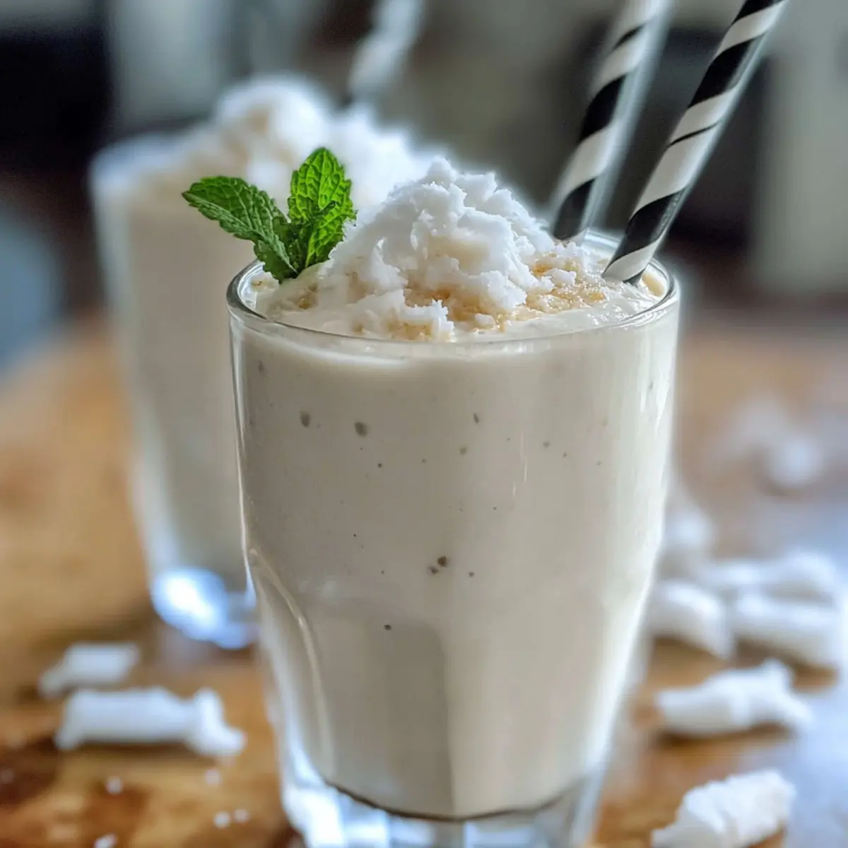 Einfache Kokosmilchshake Rezept für Sommerleckereien
