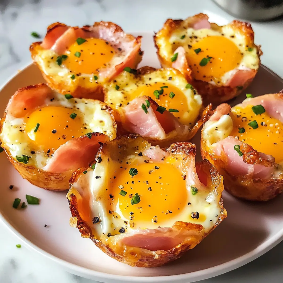 Schinken und Käse Eierbecher für den perfekten Start