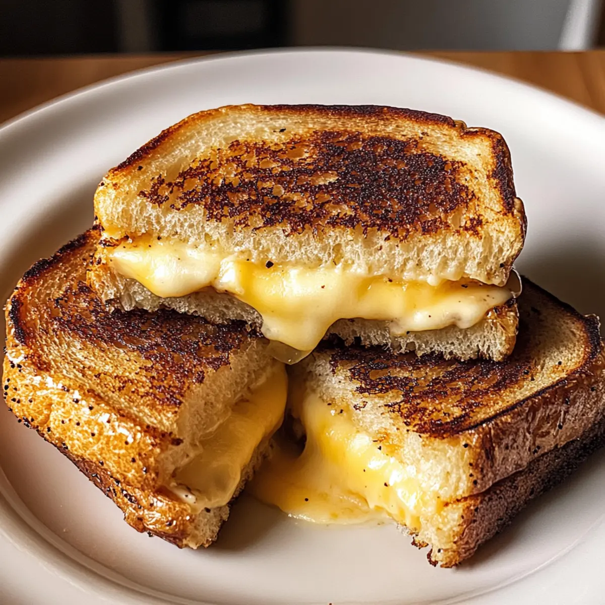 Hawaiian Roll Gegrillter Käse für dein Comfort Food