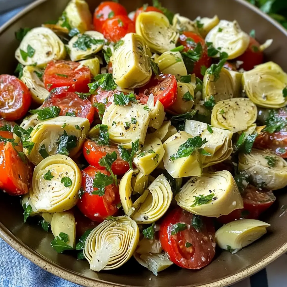 Herzen von Palme und Artischocken-Salat für Jeden Tag