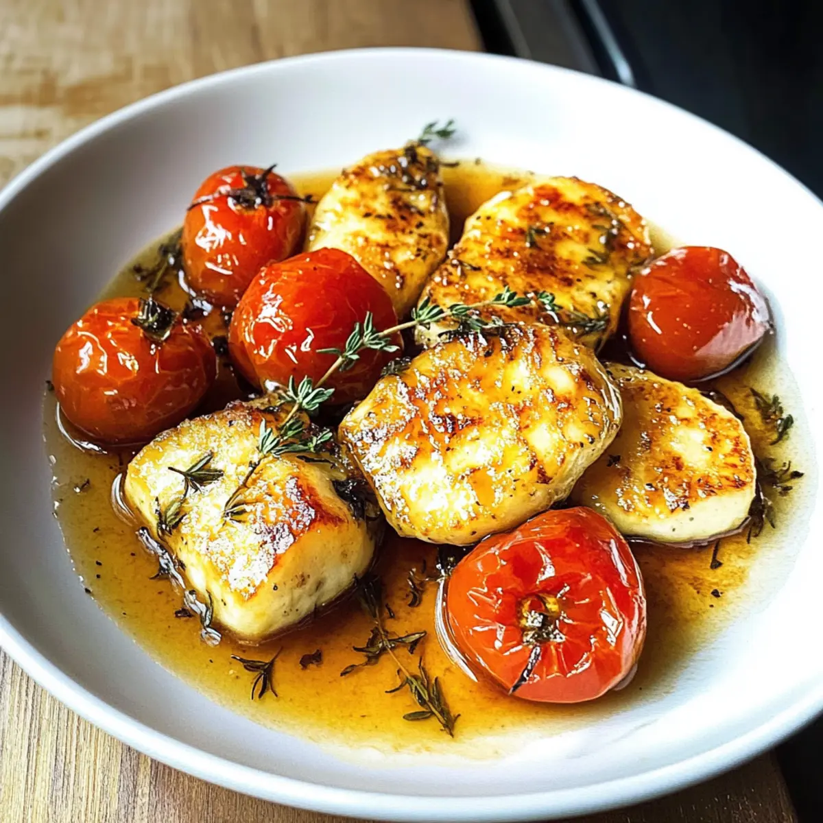 Honigtomaten mit Halloumi – Schnell und Lecker