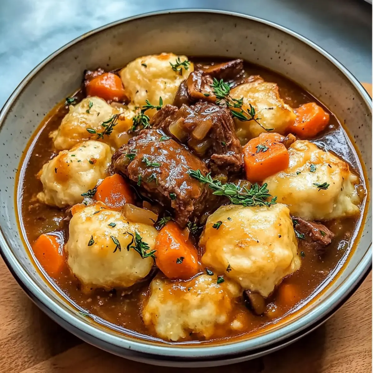 Irisches Eintopfgericht mit Cheddar-Nockerln genießen