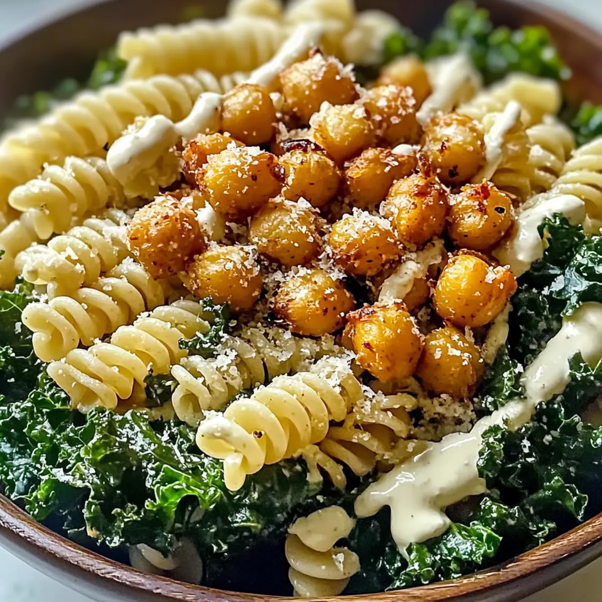 Kale-Caesar-Nudelsalat: Gesund und Lecker für jeden Tag