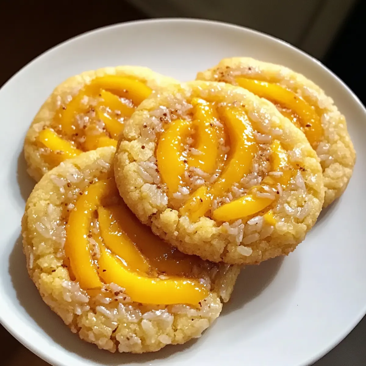 Mango Klebriger Reis Kekse für tropischen Genuss