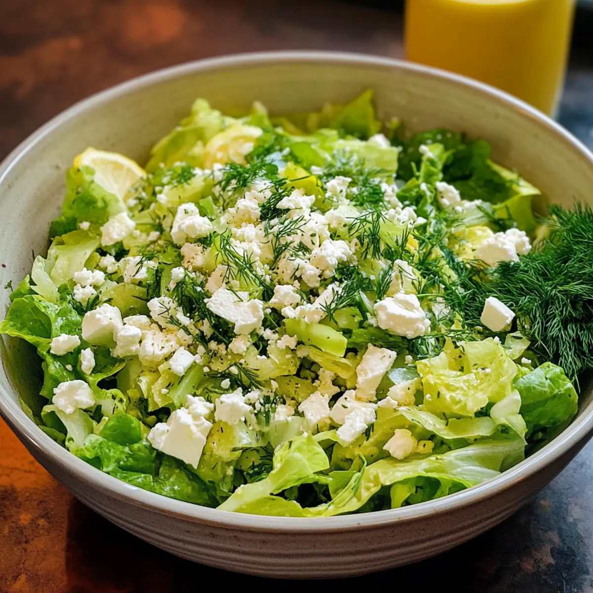 Maroulosalata – Ein frischer griechischer Salat