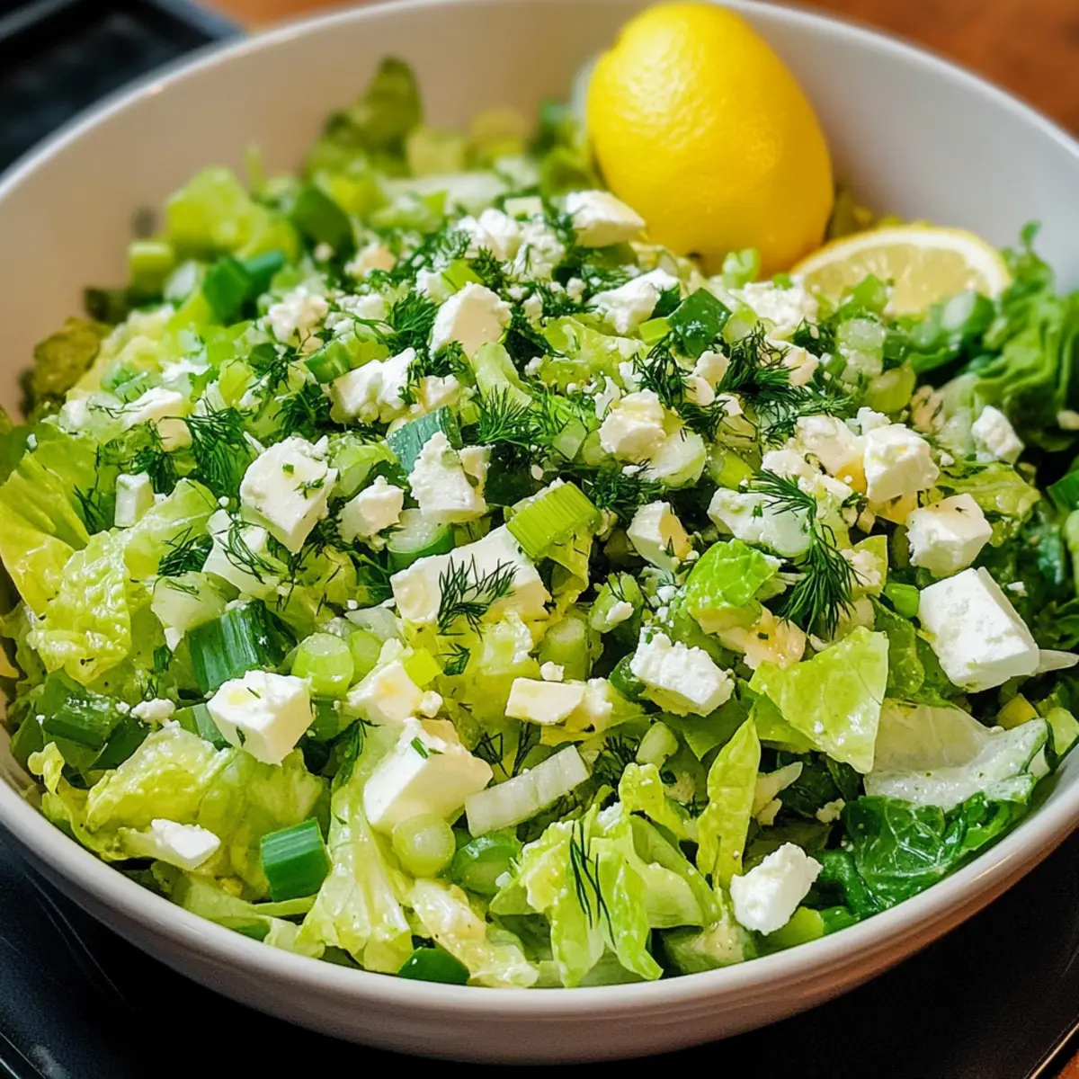 Maroulosalata: Frischer Griechischer Salat mit Feta