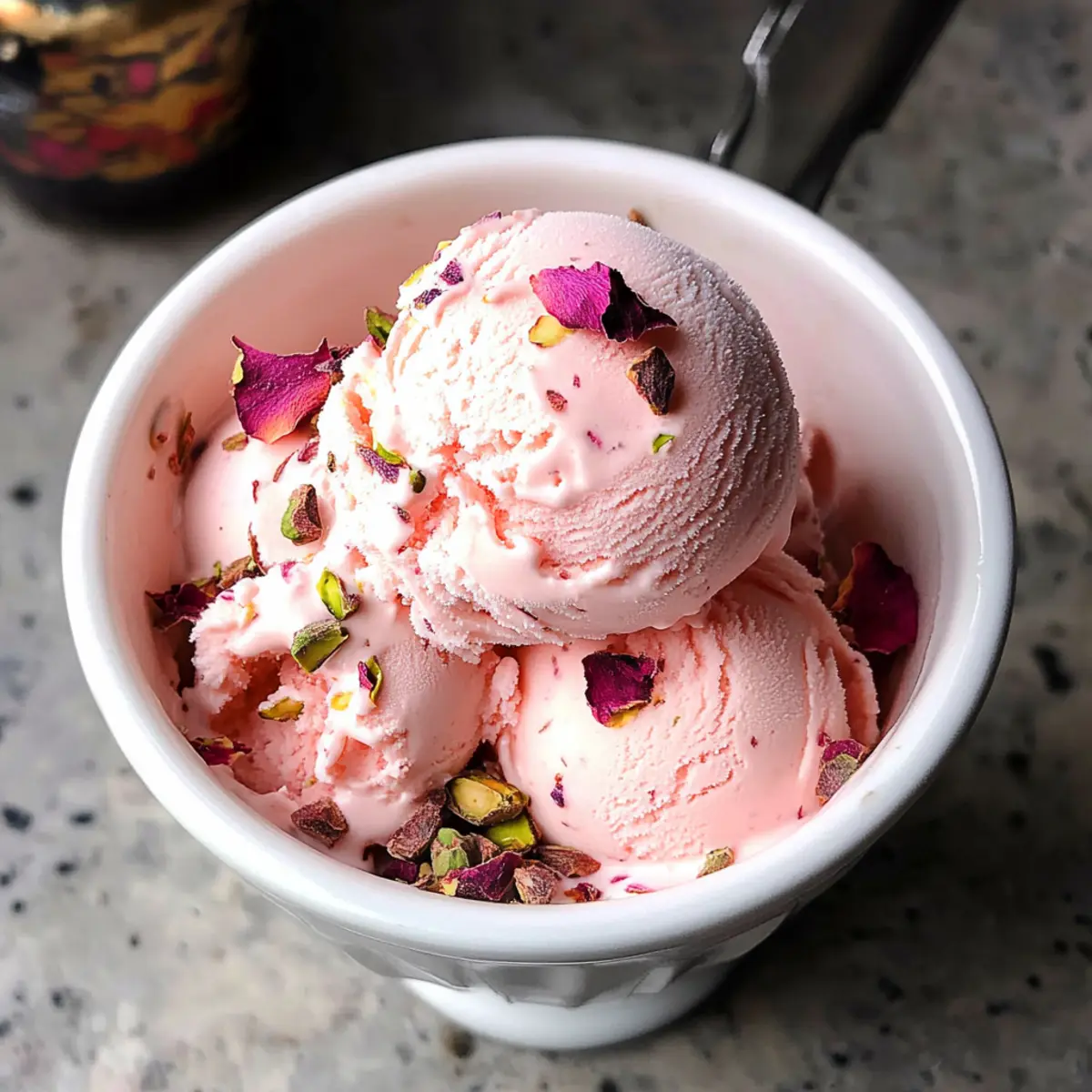 Rosen-Eiscreme selber machen für den perfekten Genuss