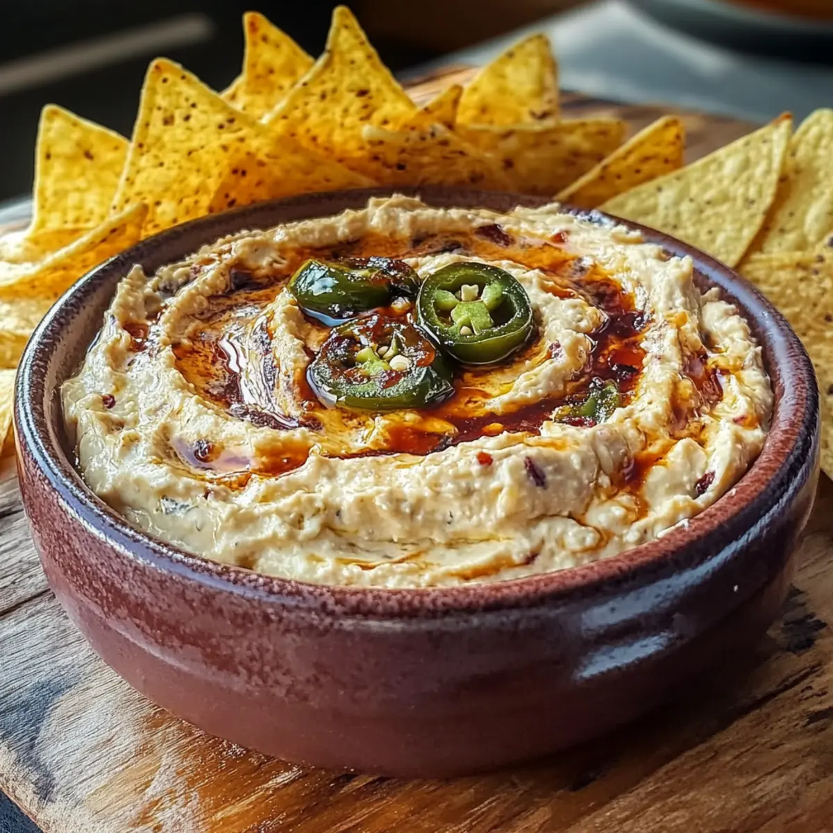 Scharfer gerösteter Jalapeño Cowboy-Cremekäse-Dip