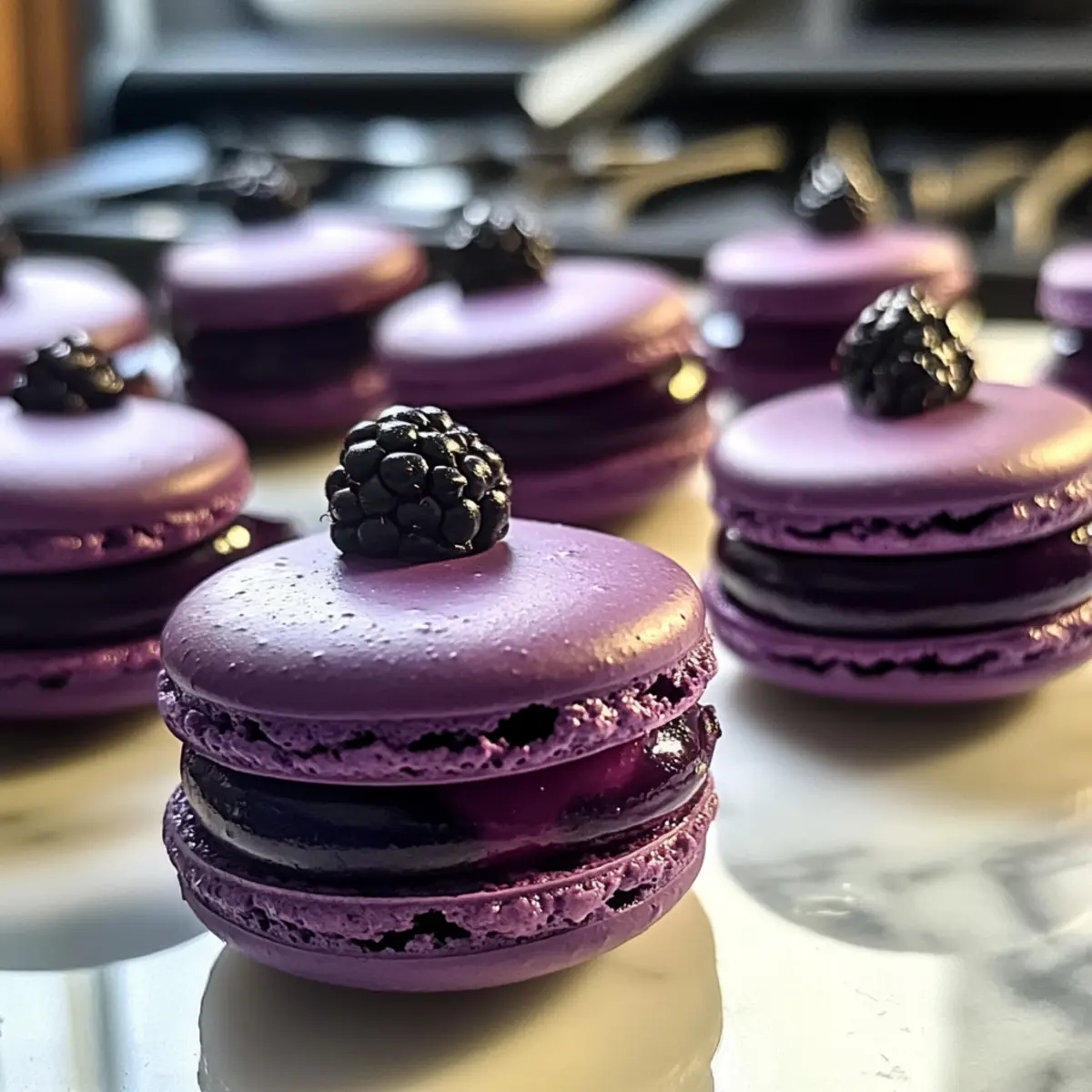 Brombeer-Macarons für deinen perfekten Genuss