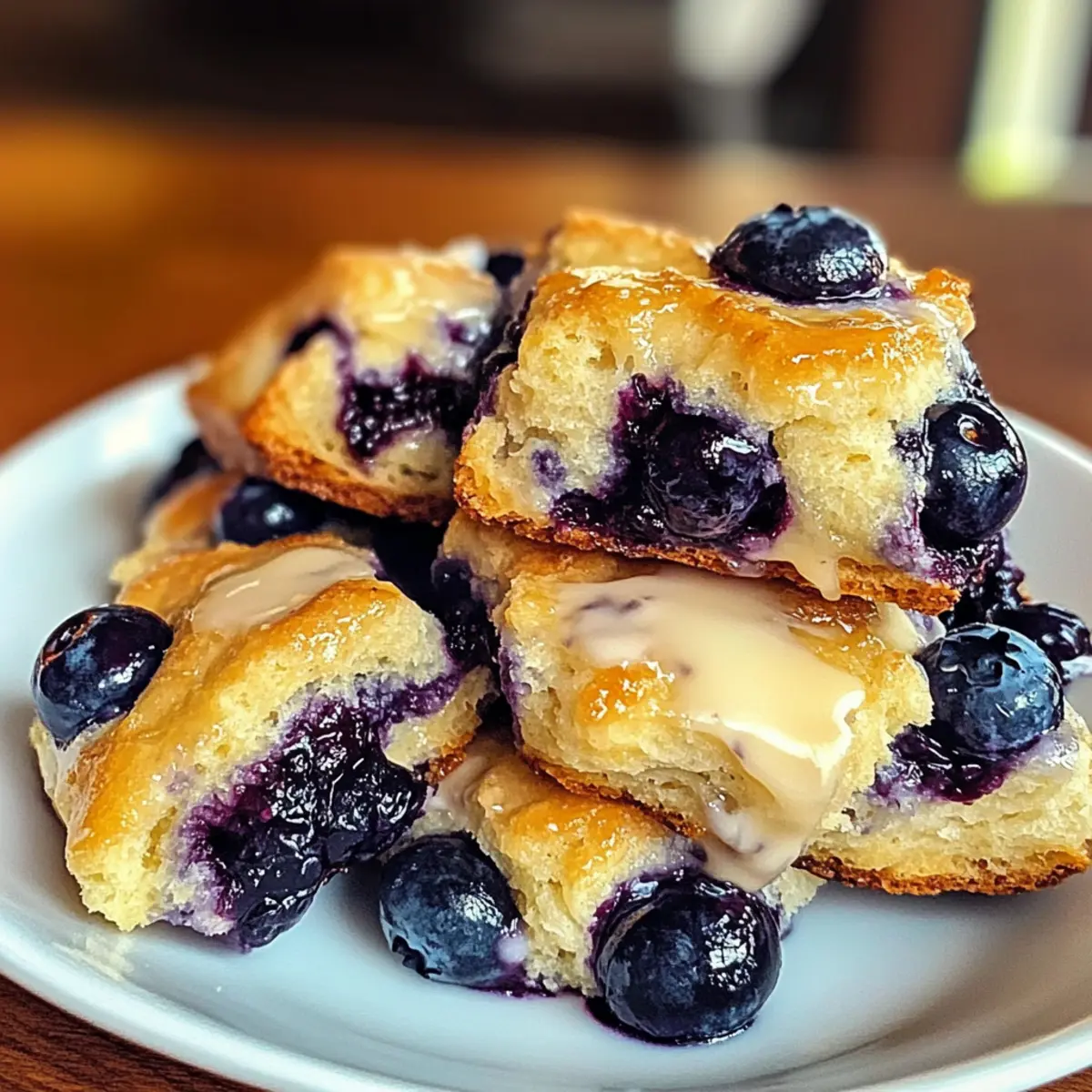 Blaubeerbutterbadekekse für ein einfaches Frühstück