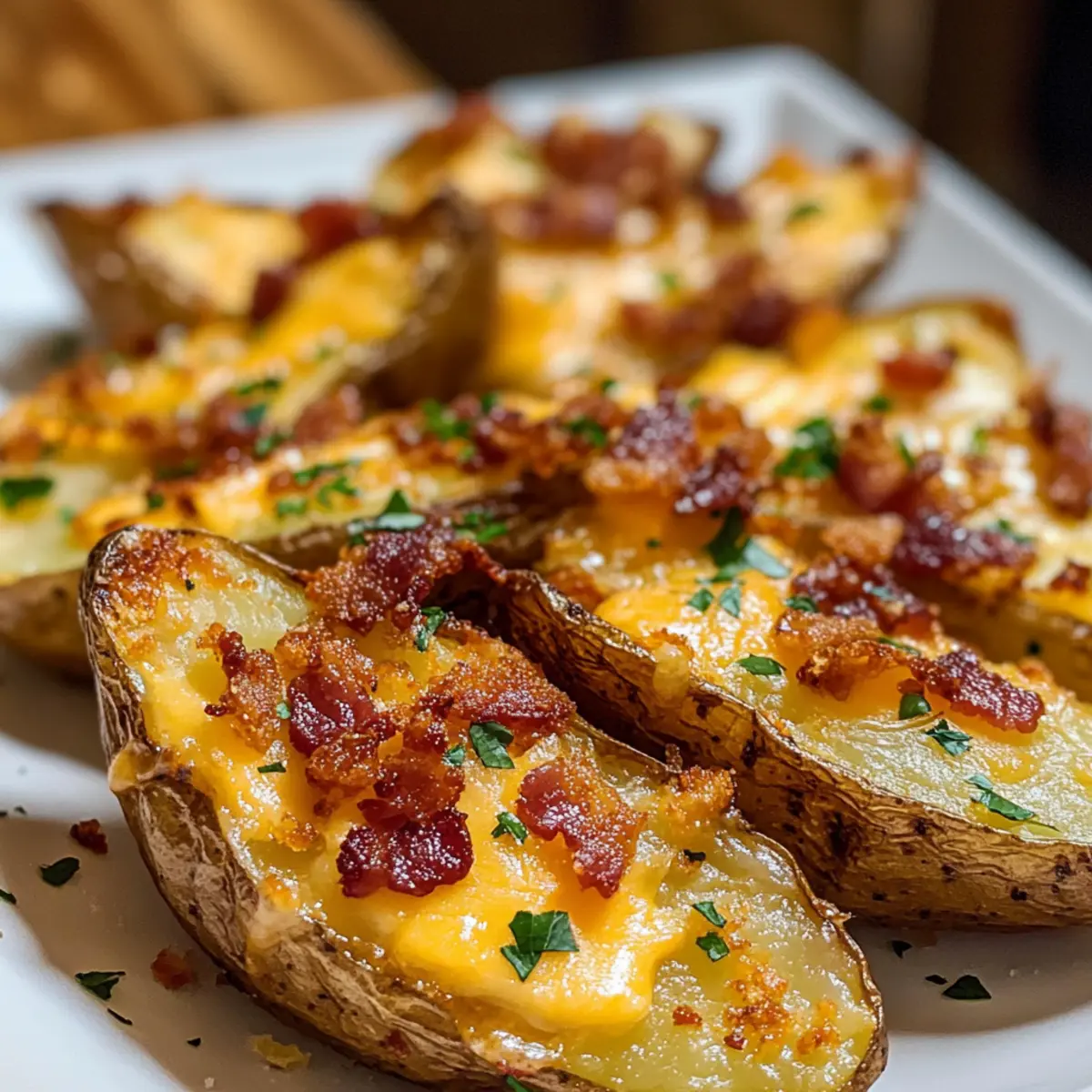 Cheddar Speck Kartoffelspalten – Der Snack fürs Herz
