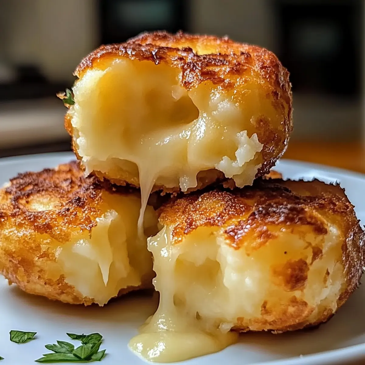 Käse Kartoffel Püree Puff Bissen für den perfekten Snack