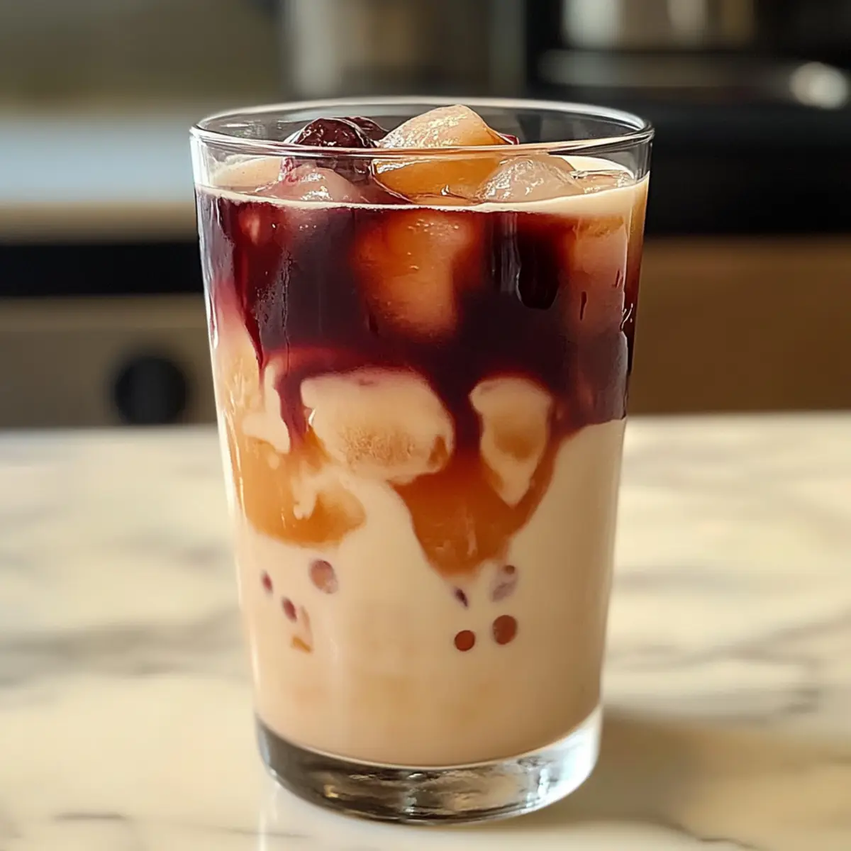 Kirsche Vanille Eiskaffee ganz einfach selbst machen