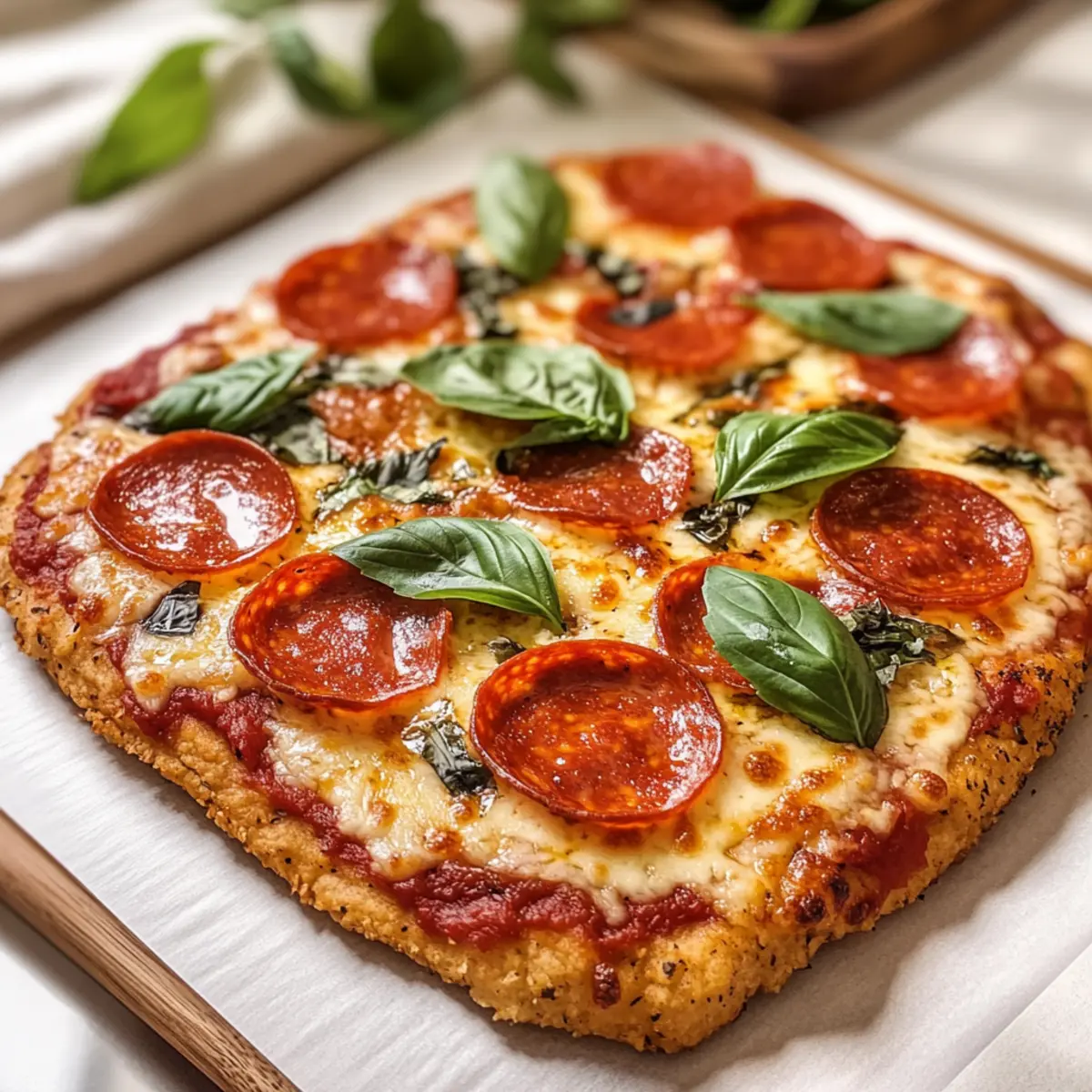 Hühnchenkrustenpizza für den perfekten Pizzaabend