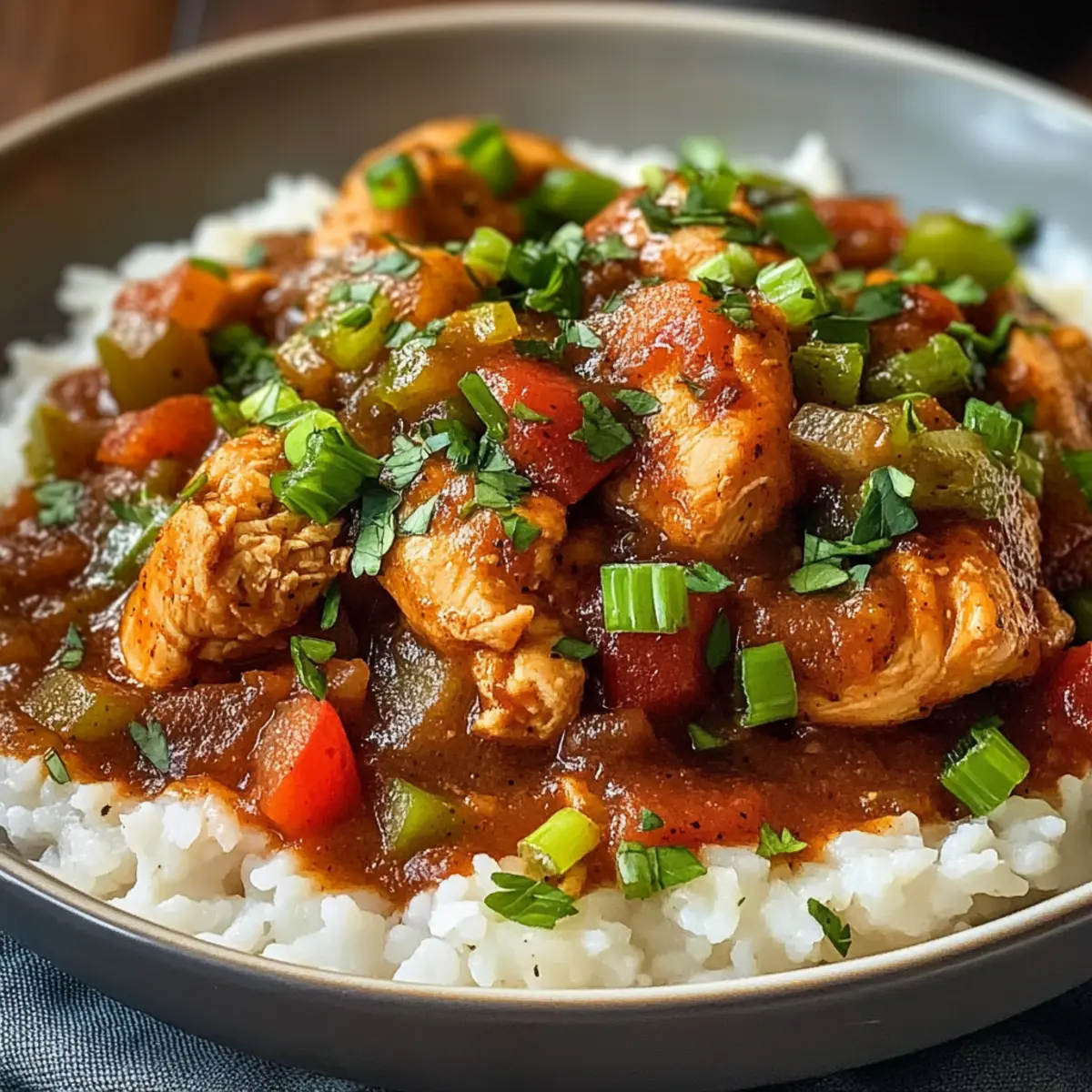 Hühnchen Étouffée für Herz und Seele
