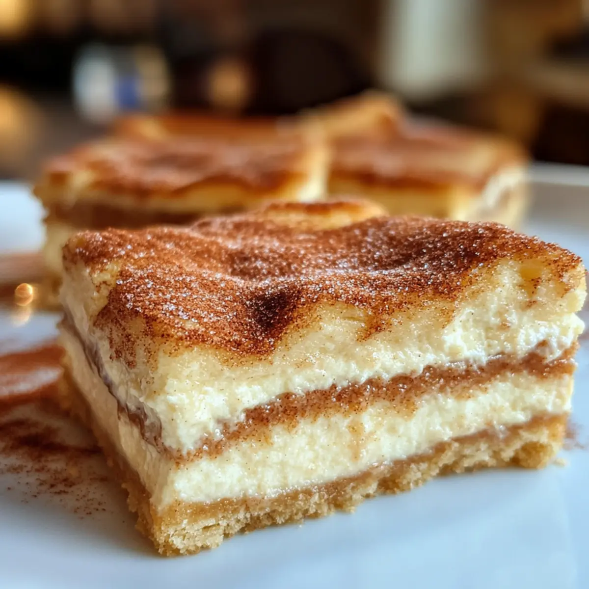 Churro Käsekuchen Riegel – Einfach unwiderstehlich!