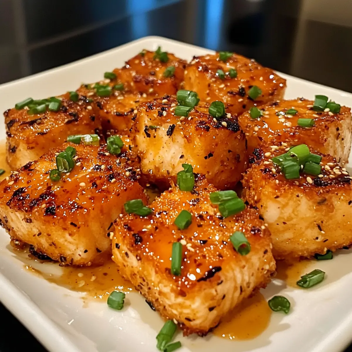 Crispy Bang Bang Lachs Bissen für jeden Anlass