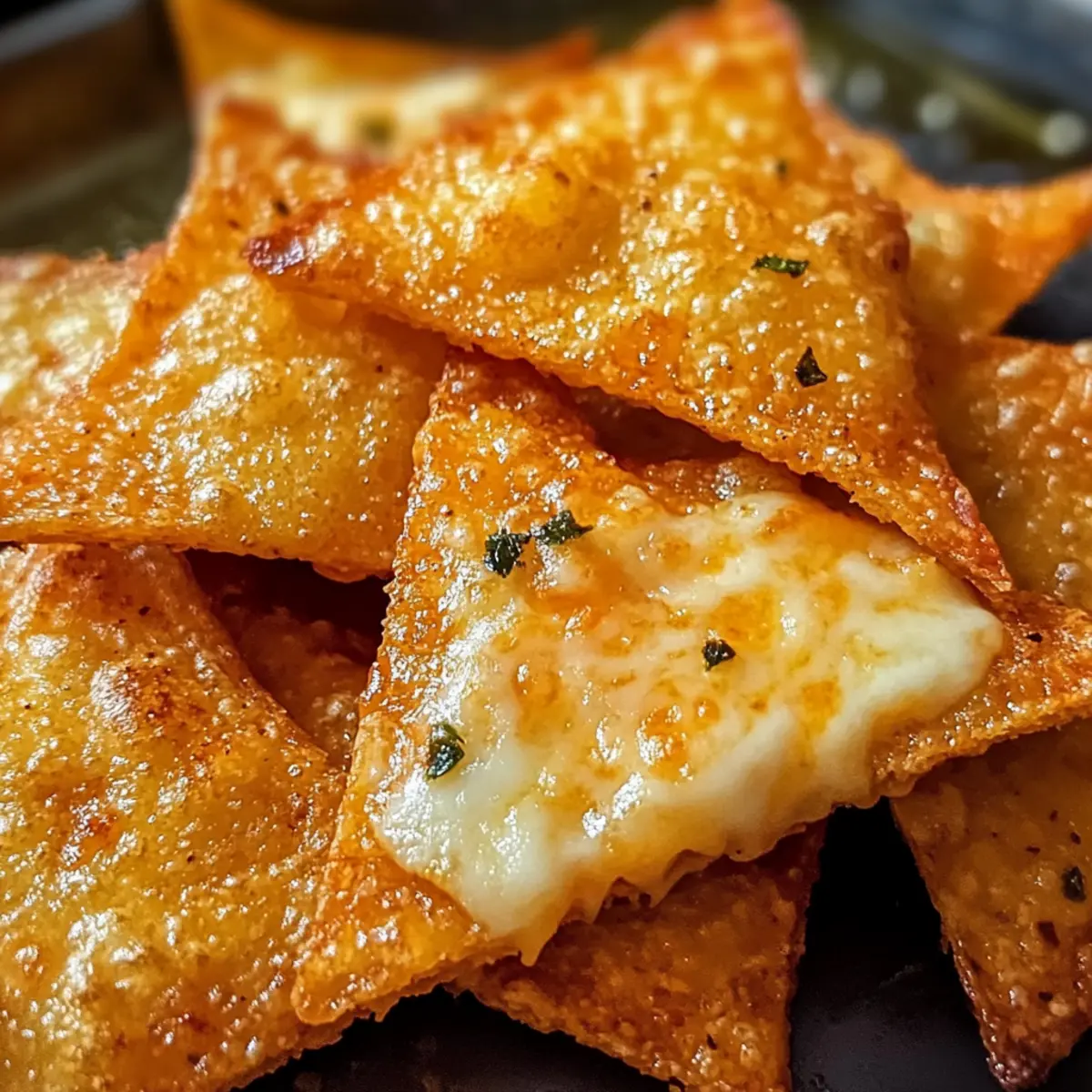 Knusprig frittierte mit Käse gefüllte Doritos Genuss