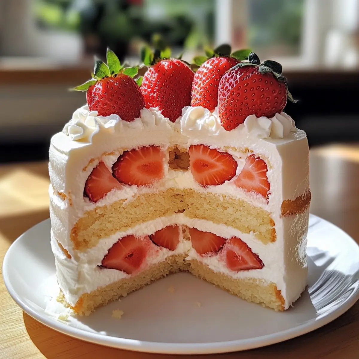 Wundervolle Erdbeertorte für jeden Anlass