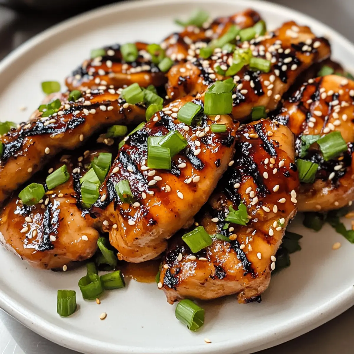 Gegrilltes asiatisches Hähnchen für jeden Abend