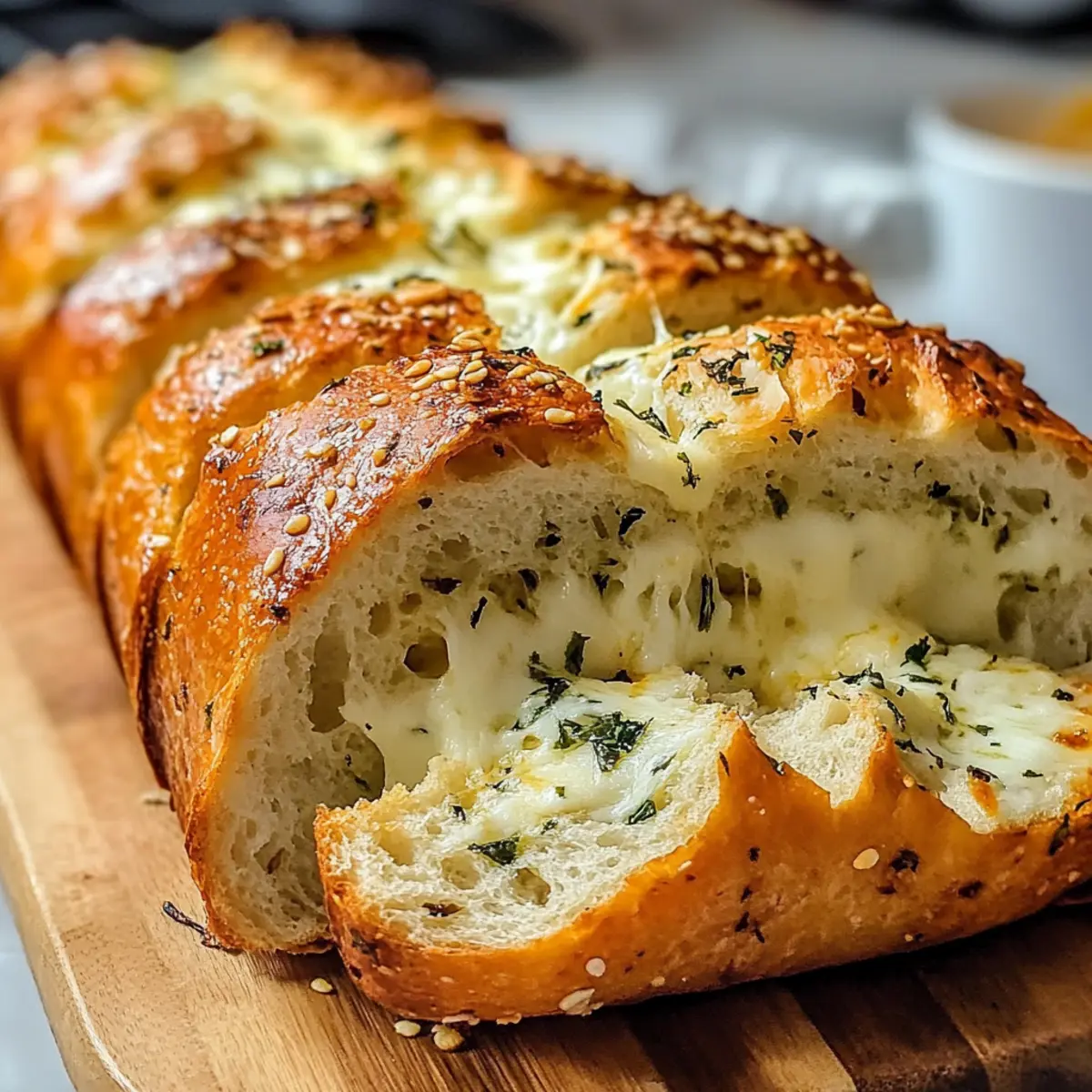 Italienisches Kräuter- und Käsebrot: Einfach und Lecker