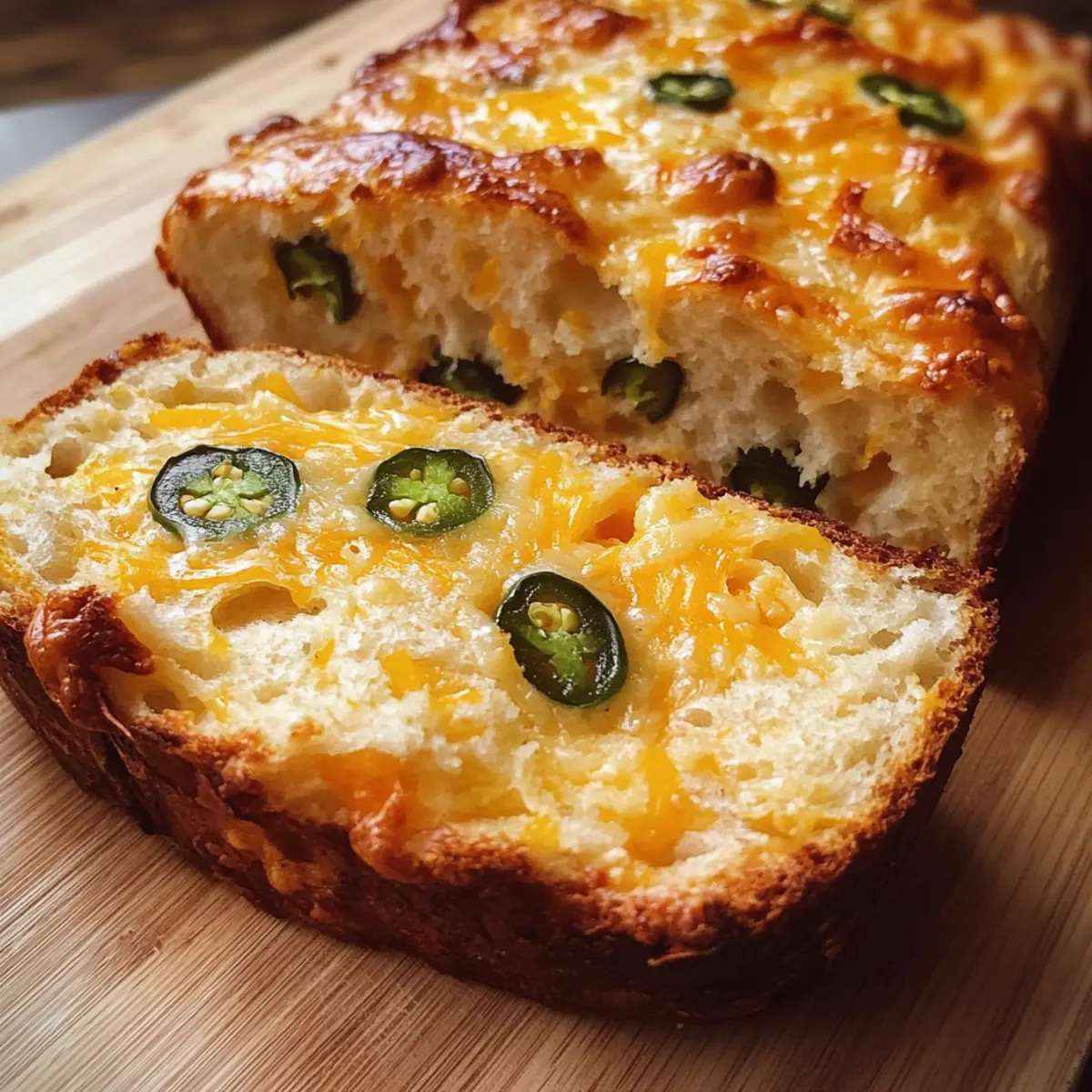 Jalapeño Cheddar Brot für herzhaften Genuss