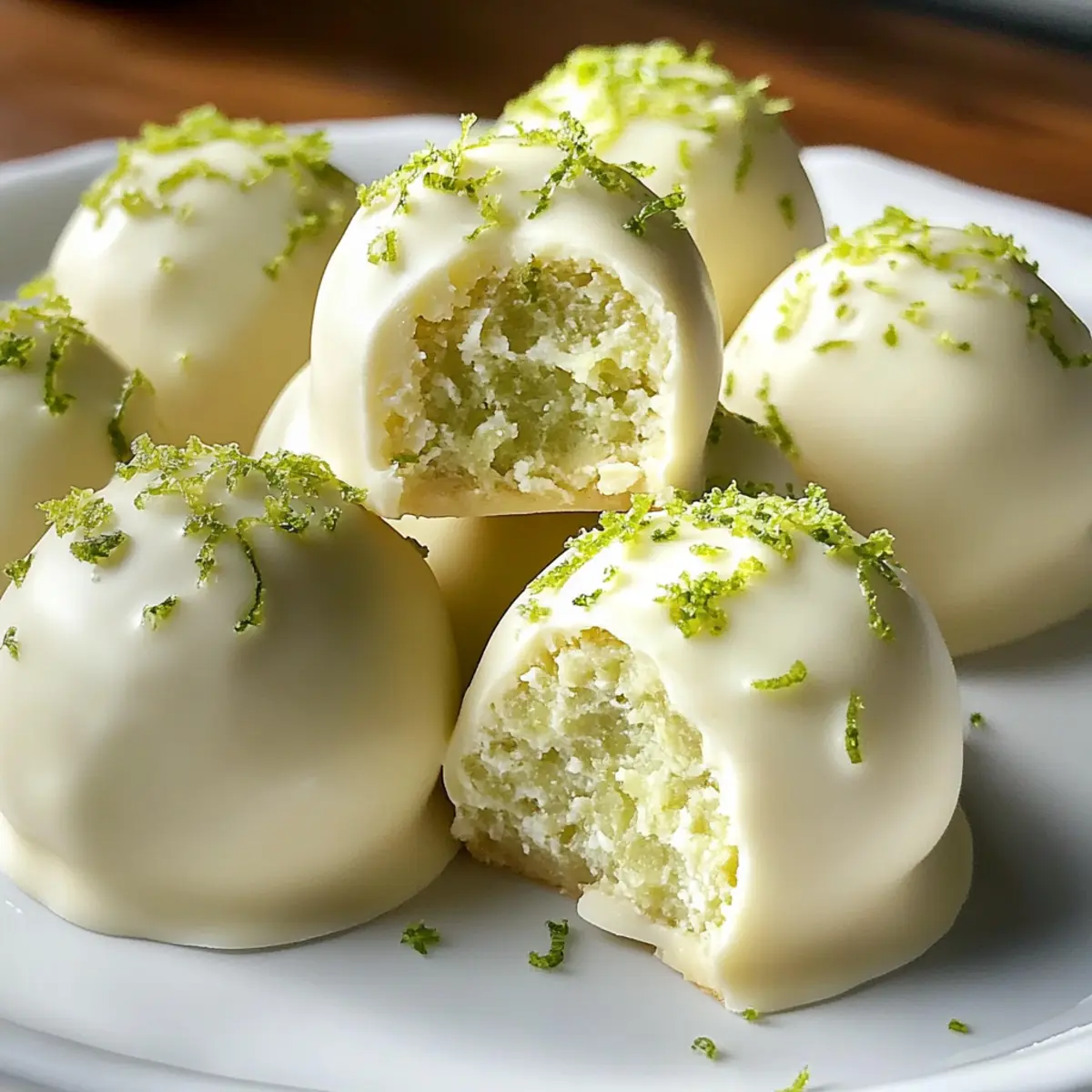 Frische Key Lime Trüffel ganz einfach selbst machen
