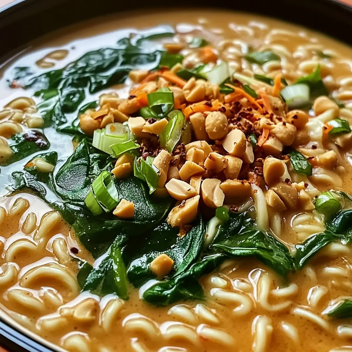 Miso Erdnuss Ramen in nur 20 Minuten zubereiten