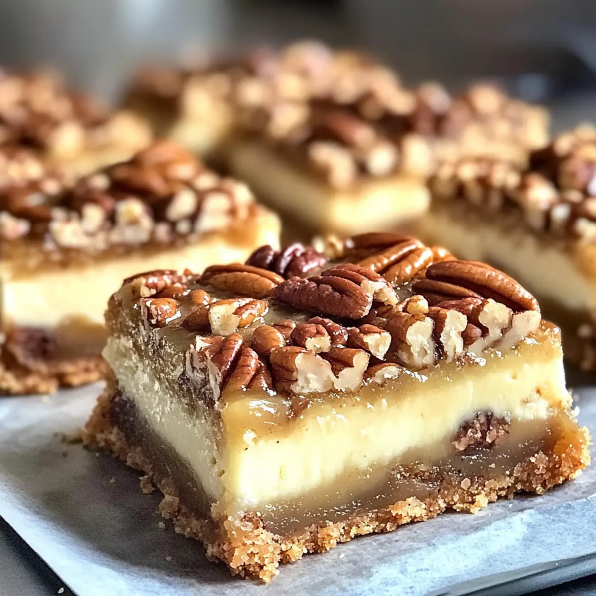Pecan-Pie-Käsekuchen-Riegel für jeden Anlass